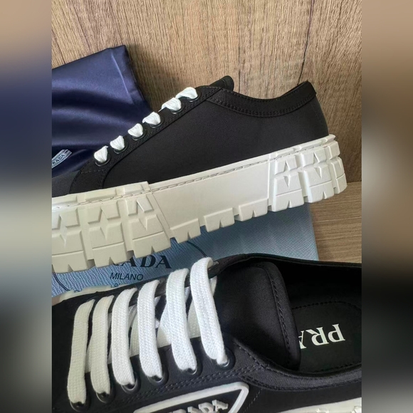 Prada Nylon Platform Sneakers - Picture 6 of 9